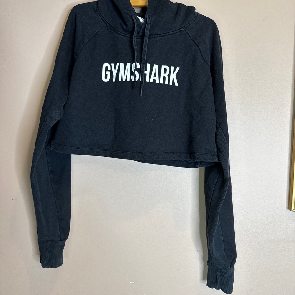 Gymshark Womens Size Small Crop Top Black